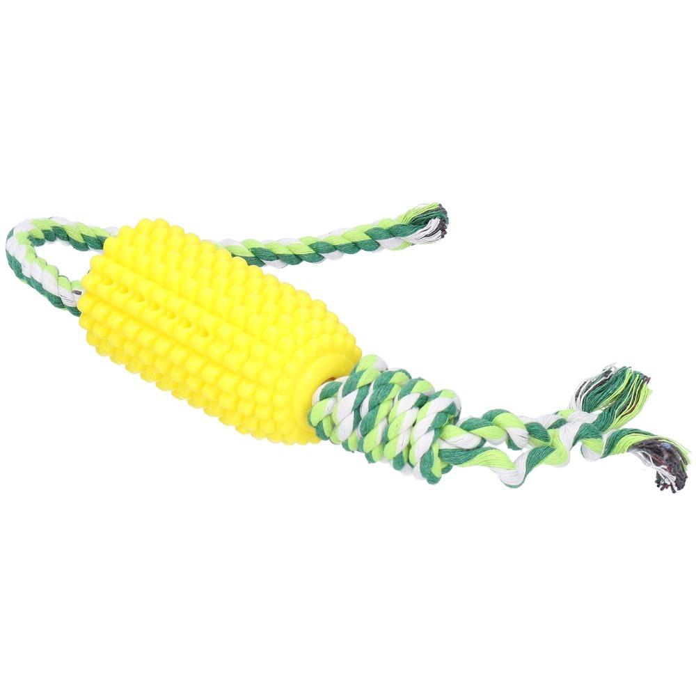 Tough Chew Corn Dog Toy Leak Food Dog Teeth Cleaning Toy Food Dispensing Dog Toy Puppy Teething