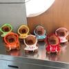 Sweet Plush Hoodies Capybara Keychain Pendant Lovely Hangings Decorations Keyring Charm for Purse Bag Backpack Handbag