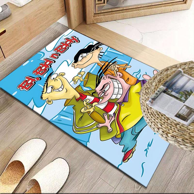 Edd Eddy Adventure Carpet, Kitchen Rugs, Yoga Mat, Non-Slip Mats, Rug for Bathroom, Living Room bedroom, Camping Rugs Christmas Gift