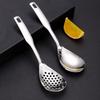 Roe Sauce Strainer Spoon Durable Stainless Steel Kitchen Spoon With Holes Cuisine Caviar Builder Kitchen Cooking Gadgets