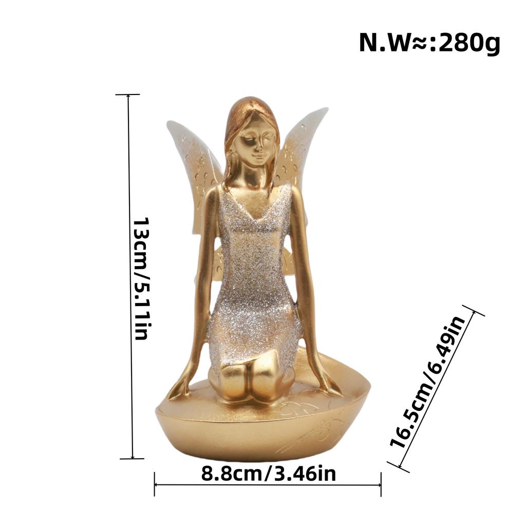 New Flower Fairy Girl Ornaments Home Living Room Bedroom Decoration TV Cabinet Desktop Resin Crafts