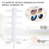 Plastic Sunglasses 6 Pairs Glasses Frame Display Holder Rack Organizer Stand