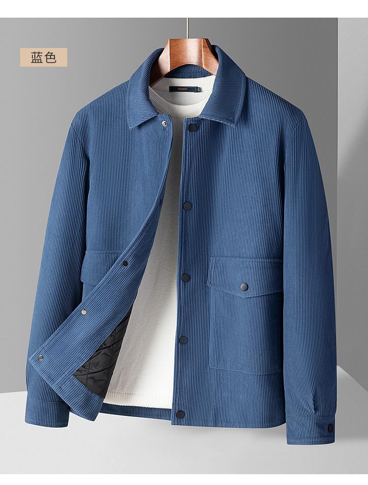 Workwear Cotton Thickened Jacket with Wind Clip