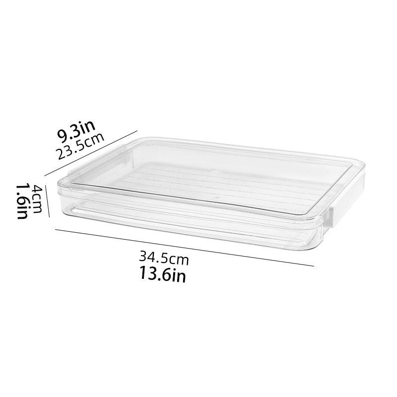 Acrylic Transparent Desk Paper Storage Box for Exams and Papers Versatile A4 File Box and Large-Capacity Exam Paper Sorting Box