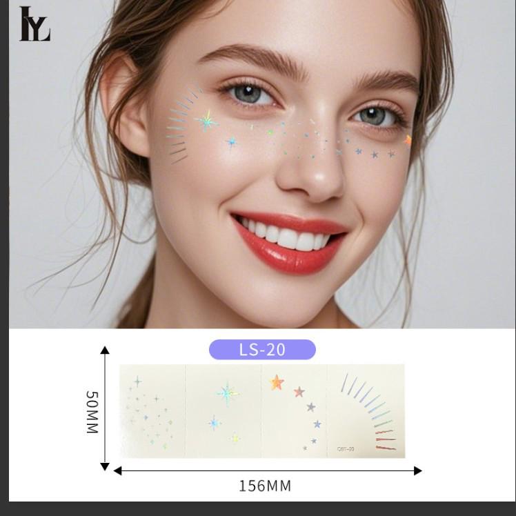 Europäische & Amerikanische Laser Sommersprossen Aufkleber - Temporäre Gesichts Make-up Simulationsaufkleber