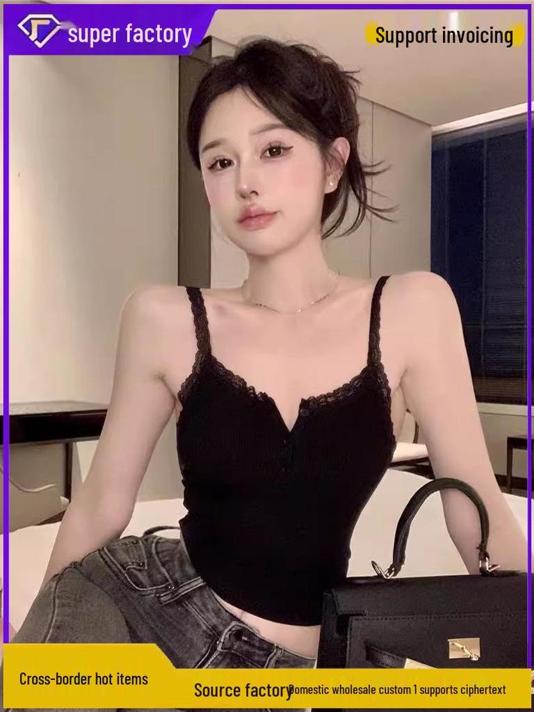 2026 Women's Sexy Lace Trim Camisole - Slimming Summer Style