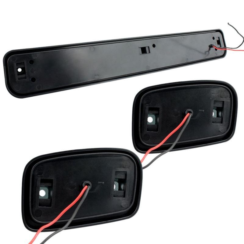 Roof Warning Light 3PC LED Compatible with Chevrolet GMC Pickup Truck 2007 2008 2009 2010 2011 2012 2013 Car Accessories