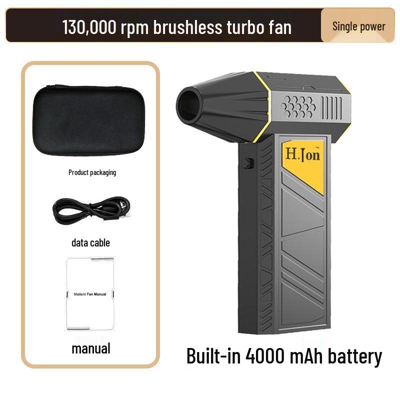 Rechargeable High-Power Lithium Turbo Hair Dryer and Dust Blower