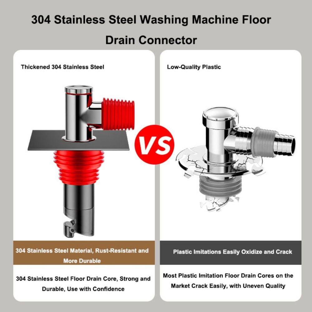 Stainless Steel Floor Drain Cores Efficient Drainage Shower Drain Cover Floor Strainer  Garage