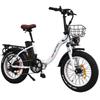 Drvetion CT20 20" Step-Through E-Bike 750W 48V10/15/20Ah City E-Bike, Foldable Design, Basket & Rear Rack for Daily Commuter & Outdoor Use
