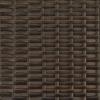 Sun Lounger with Canopy and Cushions Brown PE Rattan
