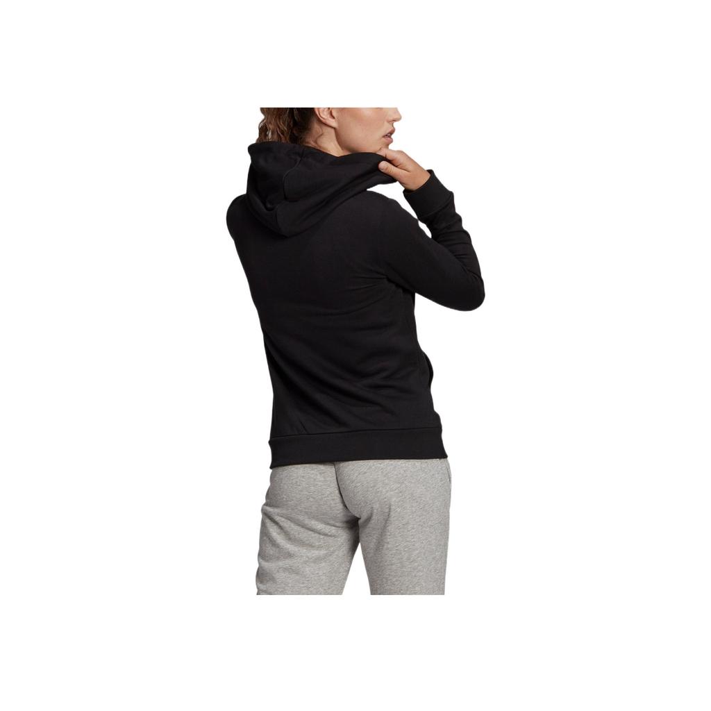 Adidas Logo Print Sports Hooded Jacket Women Jacket Black GL0791