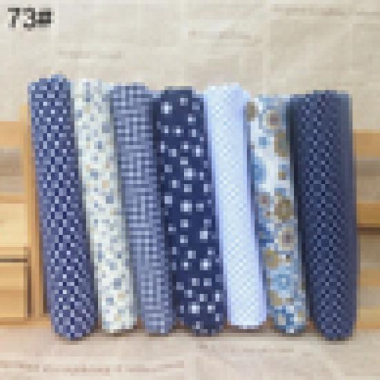 7 pezzi/set tessuto trapuntato tessuto di cotone floreale accessorio fai da te cucito fatto a mano