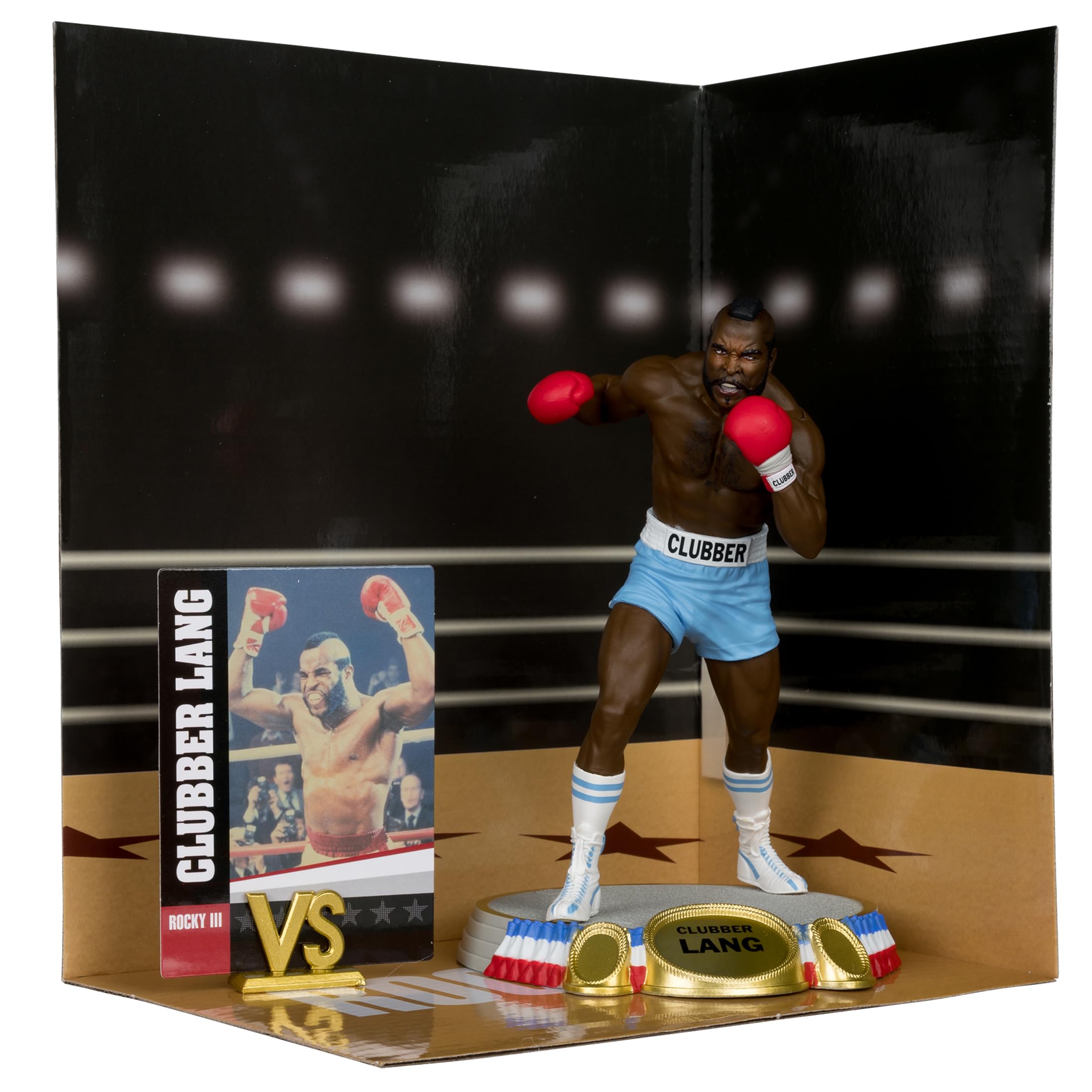 

McFarlane Movie Maniacs Поза Рокки Волна 2 Клаббер Лэнг - 6 - - (Рокки III)