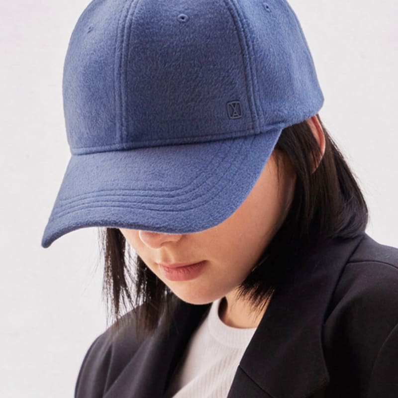 

VARZAR VA Square Wool Ball Cap Navy FREE