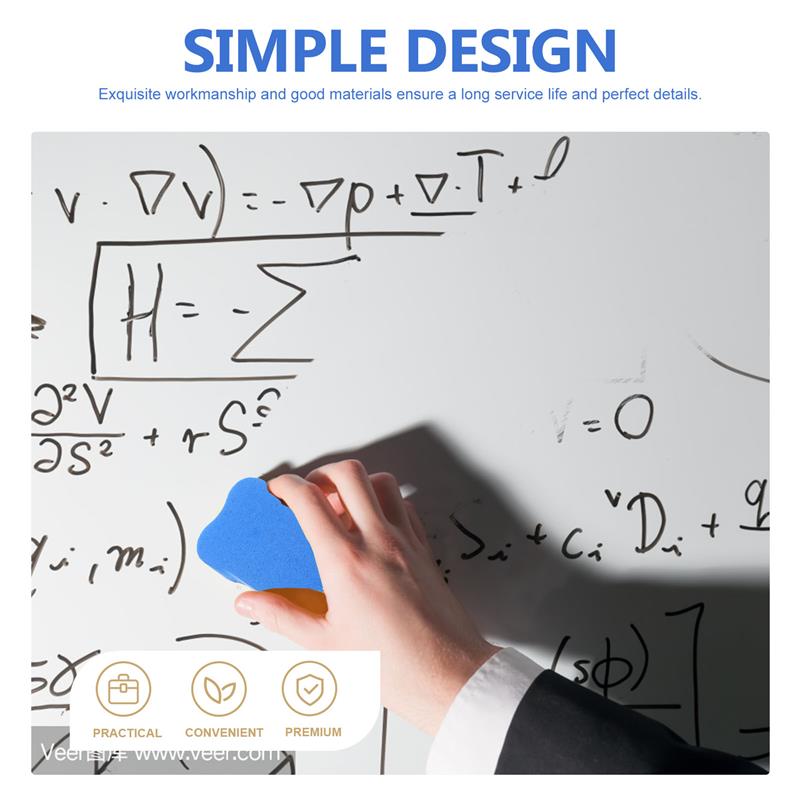 24 Pcs Dry Erase Erasers Whiteboard Erasers EVA Felt Cloth Erasers Bone-shaped Whiteboard Erasers