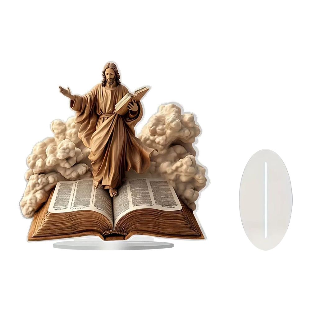 1 st Krubespel Skrivbordsdekoration - Batterifri Akryl Klassisk Design Lämplig för Hem- och Kontorsdekoration