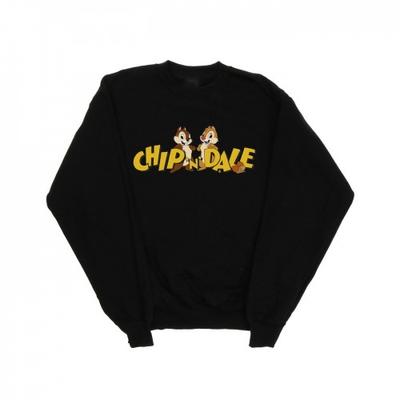 Boys Chip And Dale Character Logo Sweatshirt