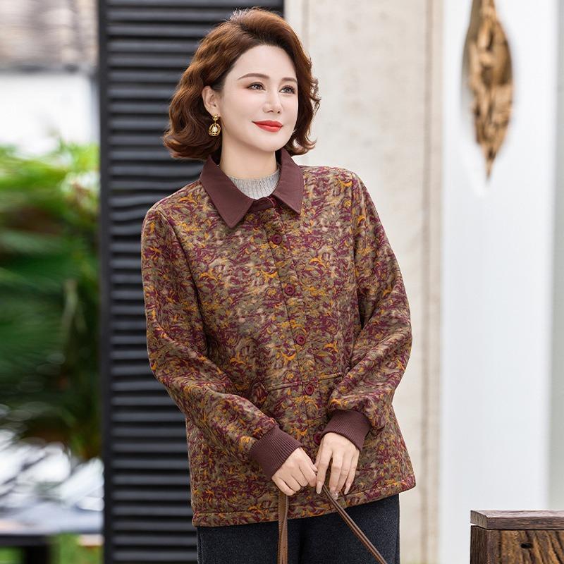 Winter New Fleece Jacket Versatile Skinny Top Women's Warm Lapel Jacket