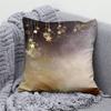 Starry Sky Sunset Natural Scenery Pillowcase Cosmic Space  Decorative Cushion Cover Sofa Car Pillow
