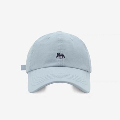 Little Fox Embroidered Baseball Cap  Unisex Spring and Summer Korean Style Street Fashion Baseball Cap  Makes the Face Look Smaller