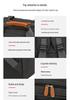 2025 Unisex Fashion Backpack: Student School Bag & Travel Laptop Three-Piece Set