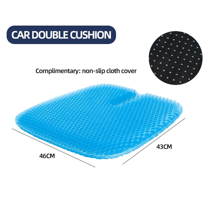Car Seat Honeycomb Gel Seat Office Seat Four Seasons Universal Silicone Breathable Student Seat Car Seat Honeycomb Gel Seat Offi A 1pcs