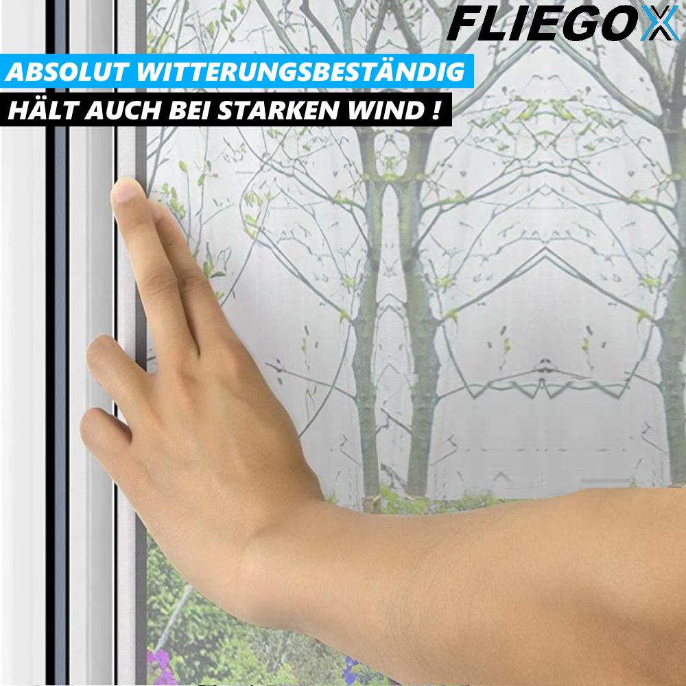 FLIEGOX Fly Screen Insect Protection Mosquito Protection Window 150 X 180 Cm White