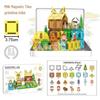 Portable Magnetic Tile Set: Travel-Friendly Educational Toy for Building and Creativity - Christmas Gift