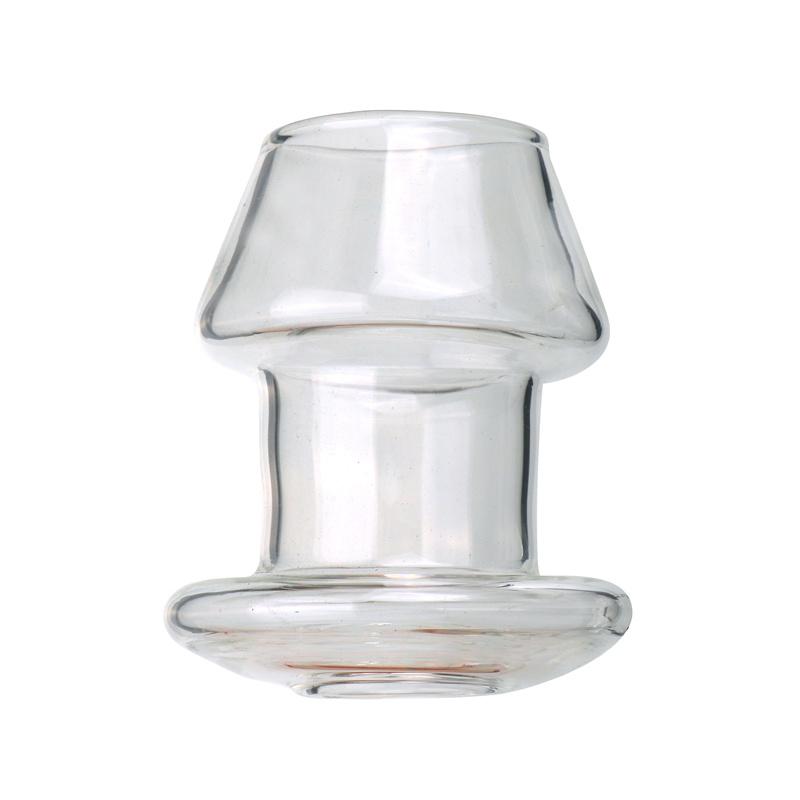 VaHppy Skleněná trubice pro nahlédnutí do vagíny duté sklenice na víno Průhledné Dva konce vedou k S/M/L SM BDSM Sexuální hračky Produkty pro dospělé