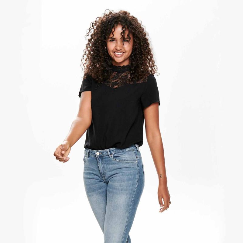 

ТОЛЬКО женские кружевные и атласные топы с короткими рукавами