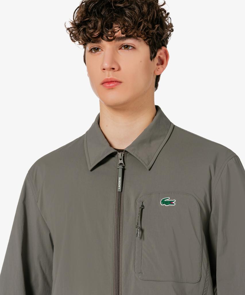 Lacoste Men'S Woven Shirt-Style Jumper Sh797E-56G Bmy