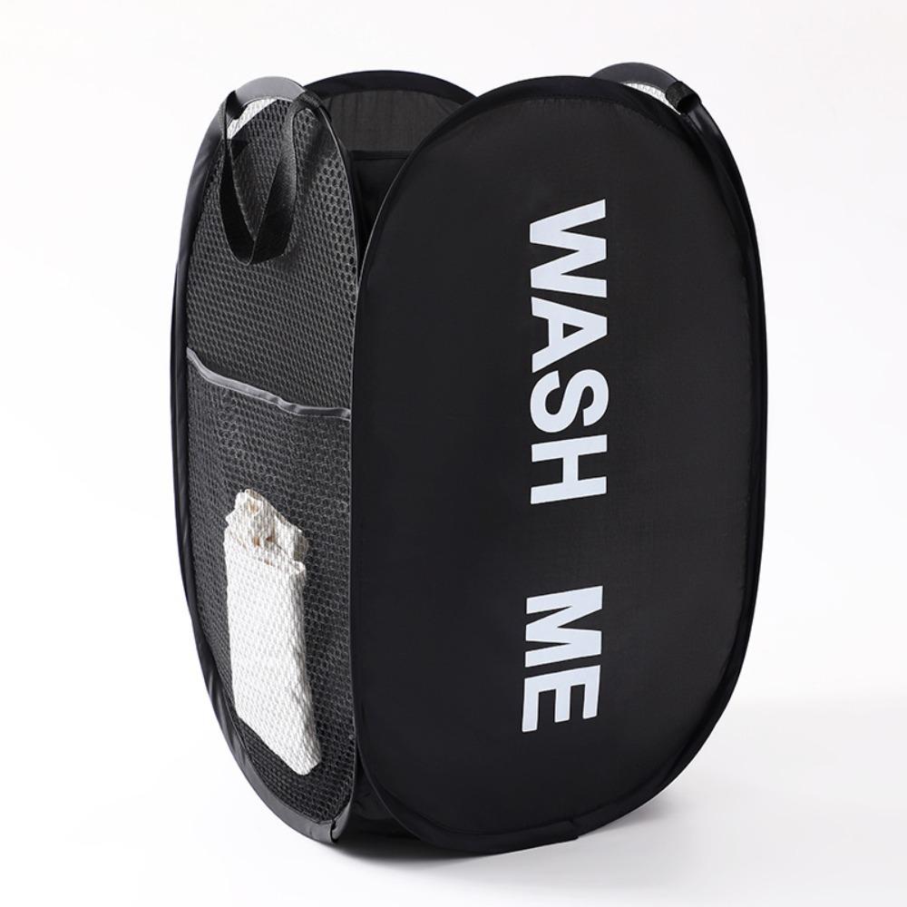 Practical Foldable Portable Laundry Basket Washable Wear-resistant Folding Storage Box Large Capacity Dirty Clothes Basket