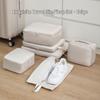 Wrinkle-free Memory Fabric Travel Storage Set: Tear-resistant, Waterproof, Moisture-proof Suitcase Organizers