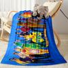 The Wiggles Singing Show Flannel Blanket-Soft and Suitable for Sofas,Beds,Offices,Travel,All Seasons,Great Gift for Holidays and Birthdays.