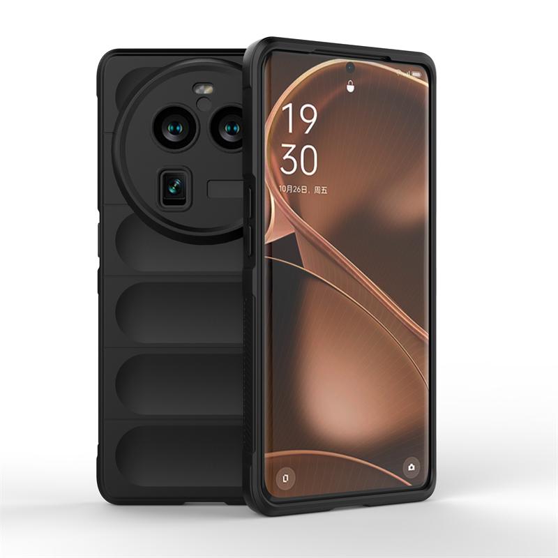 Für OPPO Find X6 Pro Hülle Für OPPO Find X6 Pro Abdeckung Funda Schale Weiches TPU Hautfreundlich Stoßfest Rückseite OPPO Find X6 Pro