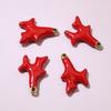 4pcs 15x10mm Stainless Steel 3D Enamel Coral Reef Charms Pendant DIY Jewelry Making Accessories for Earrings Necklace Bracelet