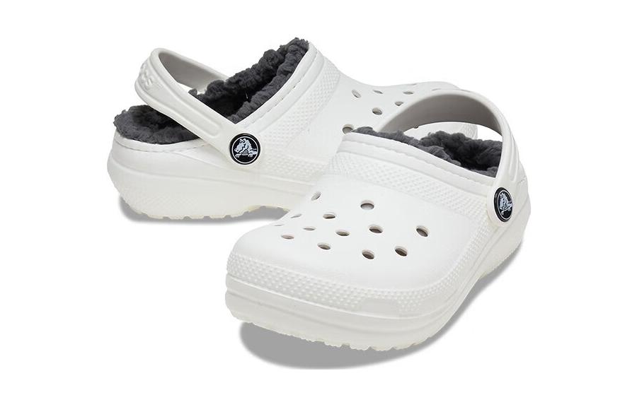 Kids' Crocs Thermal Kids Clogs White Gray 207009-10M