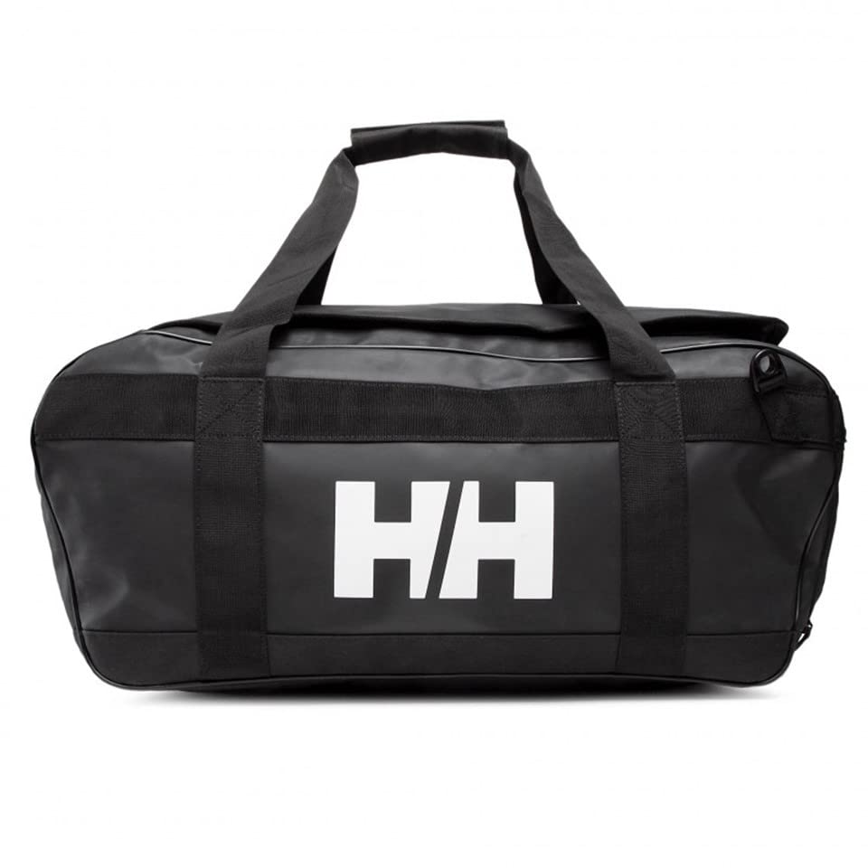 Helly Hansen Scout Duffel Backpack (50L, Black) - Large Capacity, Waterproof, and Perfect for Travel and Training Camps.