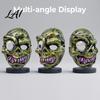 Retro Horror Atmosphere Masque Halloween for Adults Creepy Cosplay Party Accessory Durable Scary Ghost Head Full Face Unique Costume Mask