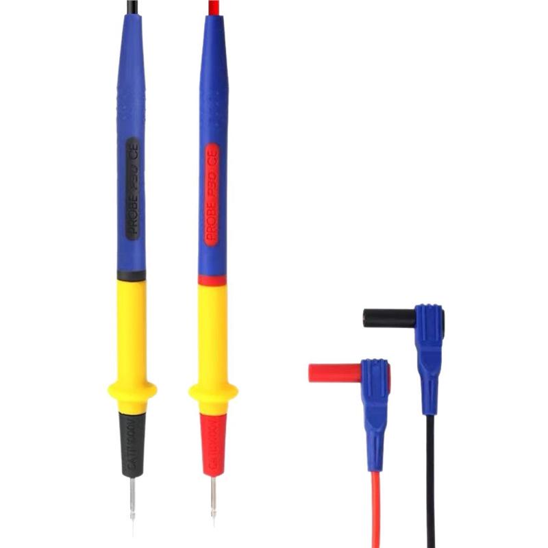 Repairman Stainless Steel Extra Sharp Multimeter Test Leads with Silicone Antifreeze.