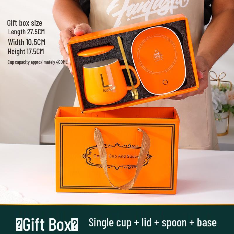 55° Constant Temperature Ceramic Mug Gift Set - Opening Event Custom Souvenir Cup