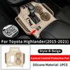 For 2009- Toyota Highlander Central Control Silicone Dirt-Proof Cover Scratch Resistant Car Interior Protection Accessories