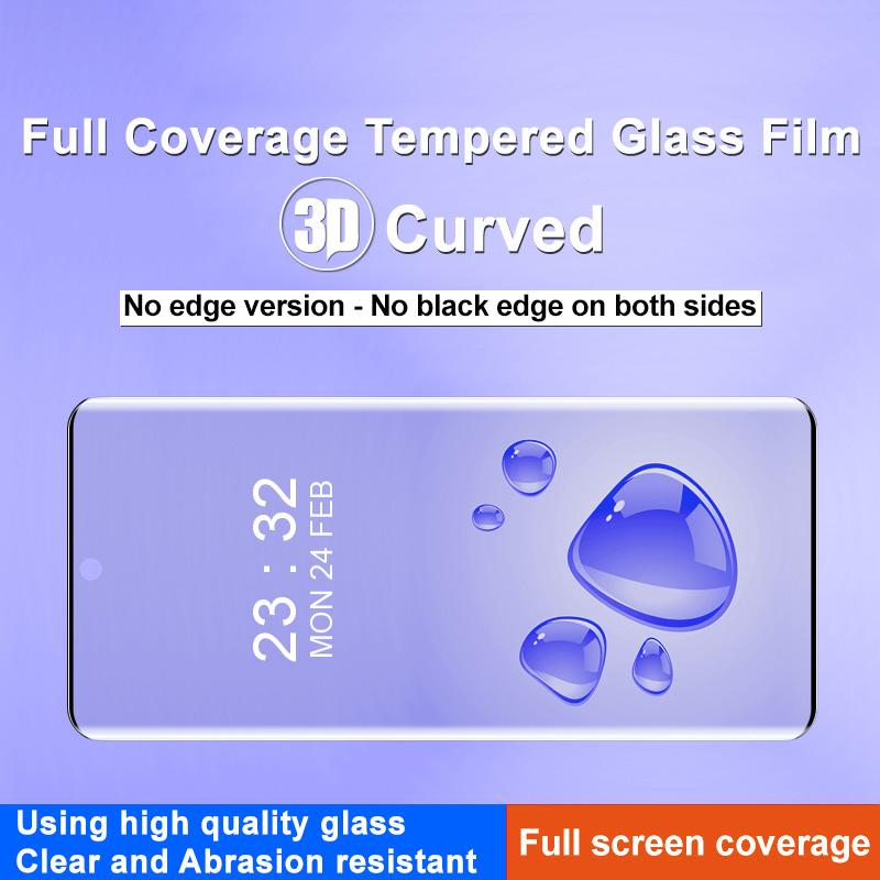 IMAK For OnePlus Ace 3 5G/12R 5G Full Screen Protector 3D Curved Edge Tempered Glass Film