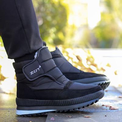 Winter Men Boots Plus Size 36 -47 Casual Winter Shoes Men Unisex Ankle Boots Waterproof Non -Slip Thick Warm Fur Men Snow Boots