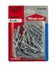 Universal Expansion Plugs with Screws 6x35mm 22 Pcs