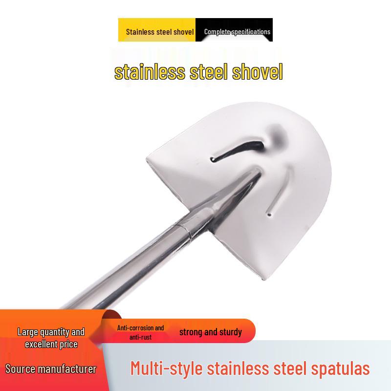 Набор садовых инструментов из нержавеющей стали: Лопата, Грабли, Мотыга для Посадки и Прополки