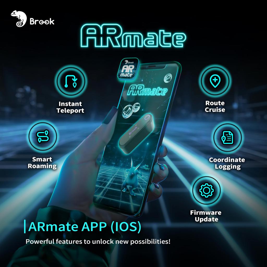 Brook Gaming AR Mate Strap Device for Monster and More Smart Quick Fast Speed Adjustment via Xbox Controller Compatible – Pokémon GO, Hunter, Pikmin,