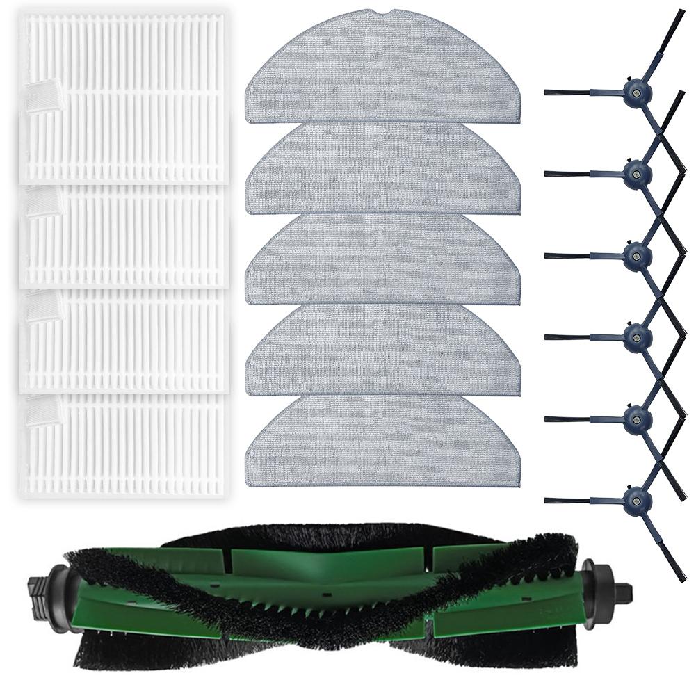 

1Set Main Side Brush Filter Mop Cloth For Conga 8490 For Ultimate Ultra Power For Vacuum Cleaner Repalcement Home Cleaning Tool