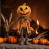 Verzamelobjecten voor Halloween Cadeau Pompoenman Figuurtje, Hars Figuur, Klassiek Spook Figuurtje Gezicht Bureau Ornament Huis Tafelblad Decoratie Retro Bureau